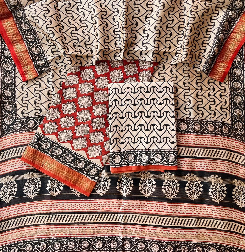 Terracotta Classic Weave Saree