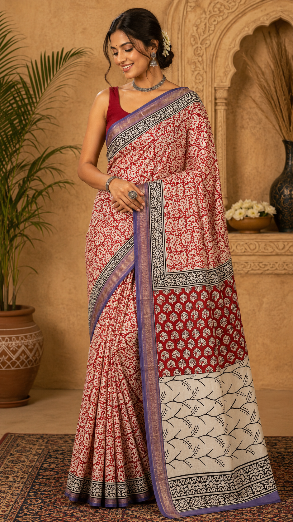Rosewood Festive Saree